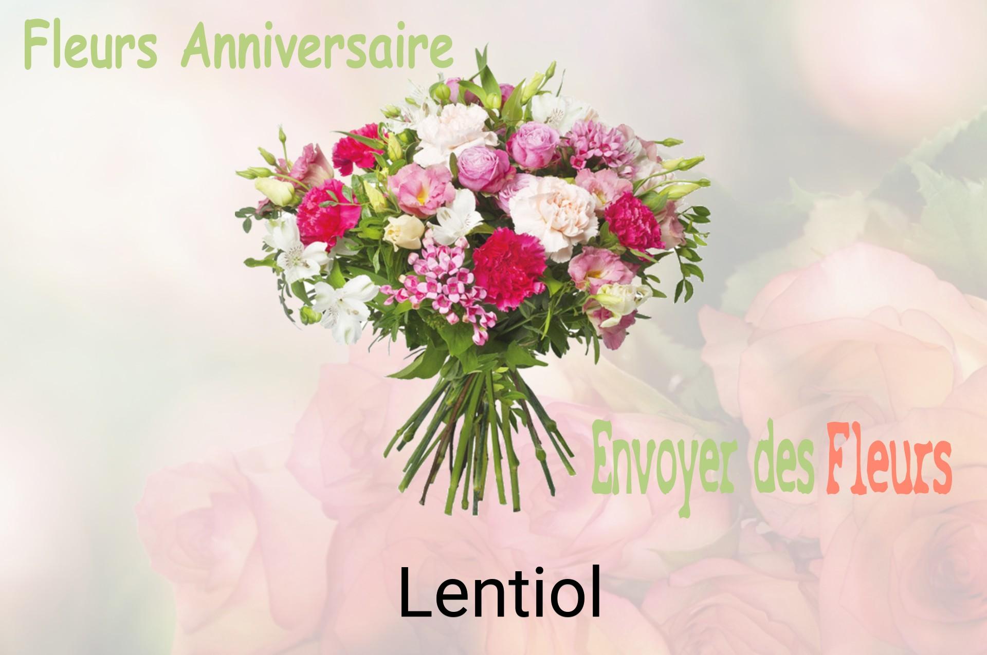 Bouquet de fleurs d’anniversaire livré à Lentiol