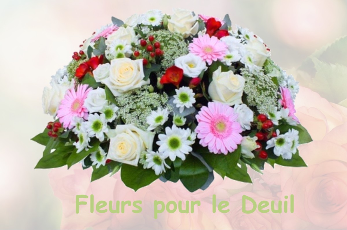 fleurs deuil LENTIOL